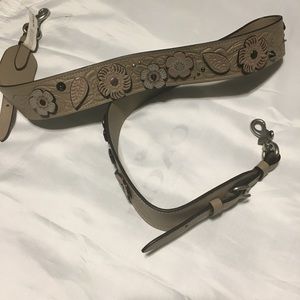 Coach Tea Rose Stone Novelty Strap For Bag Purse